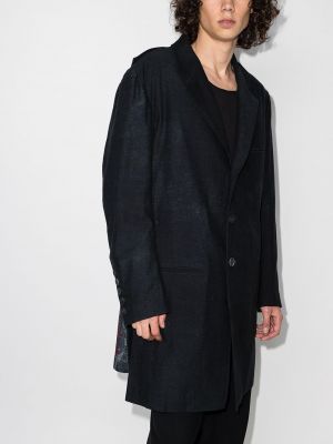 Veste à imprimé Yohji Yamamoto noir