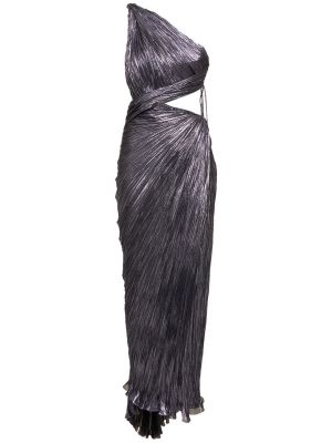 Šifonové hedvábné dlouhé šaty Maria Lucia Hohan fialové