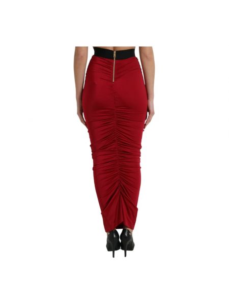 Falda de tubo Dolce & Gabbana rojo