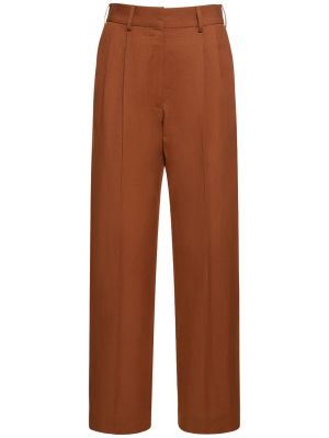 Pantaloni di lino Blazé Milano marrone