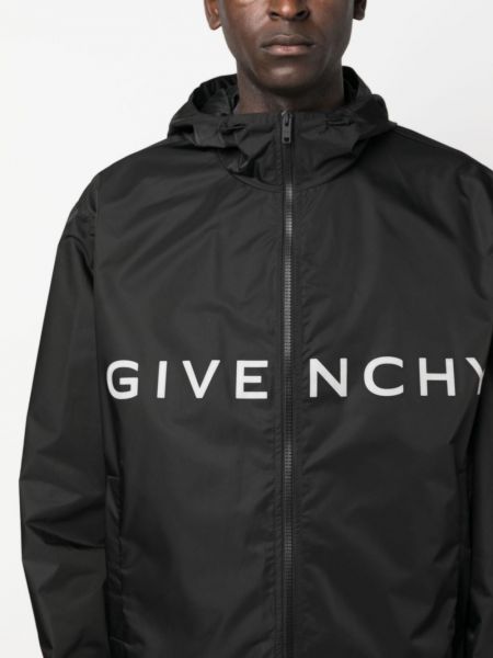 Giacca a vento impermeabile Givenchy nero