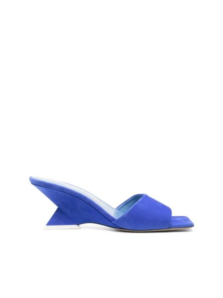 Sandale mit hohem absatz The Attico blau