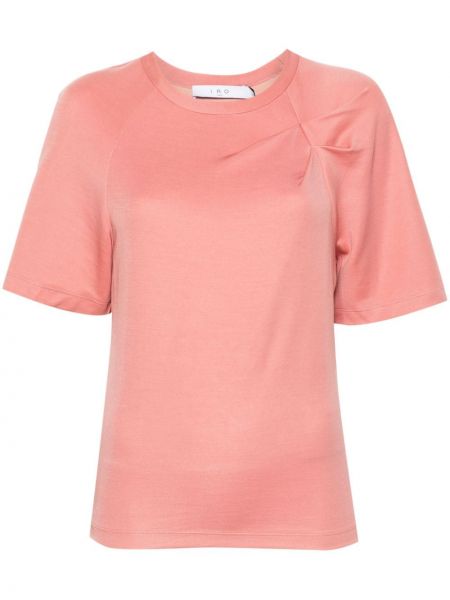 Плисирана тениска Iro розово