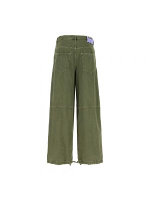 Spodnie Moschino zielone