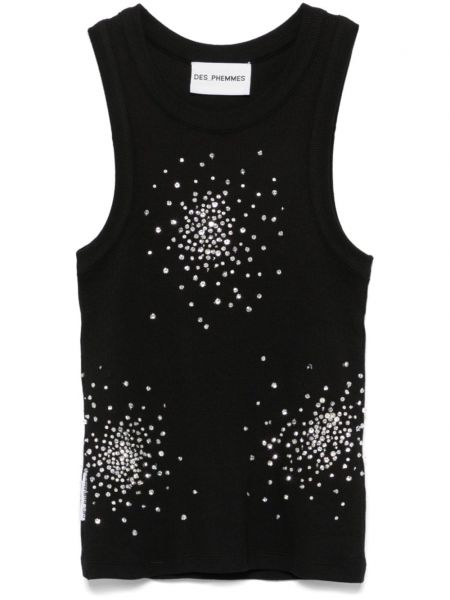 Strassit tank top Des Phemmes musta