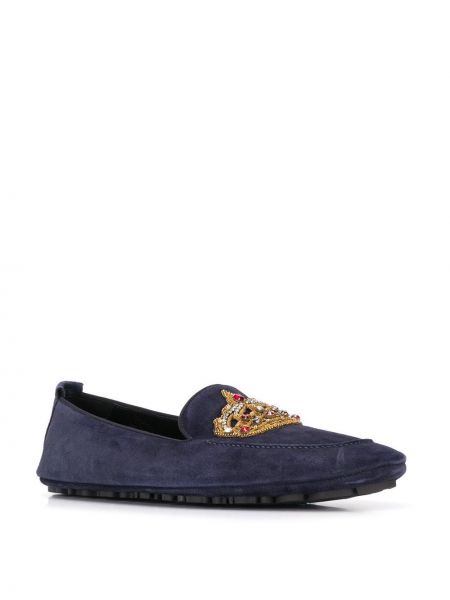 Loafer-kingad Dolce & Gabbana sinine