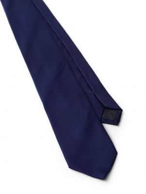 Šilkinis kaklaraištis satininis Prada mėlyna