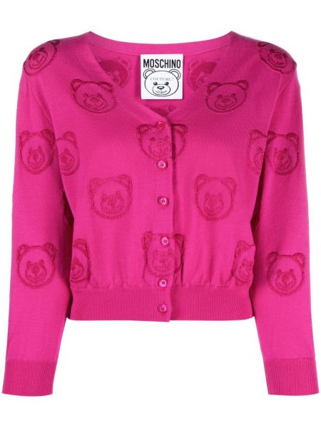 Strikkegenser Moschino rosa