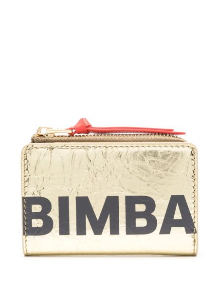 Кожено портмоне с принт Bimba Y Lola