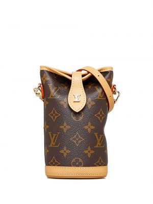 Τσάντα χιαστί Louis Vuitton καφέ