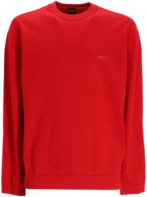 Sweatshirt aus baumwoll Boss rot