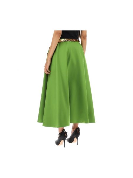 Mini falda de flores Valentino Garavani verde
