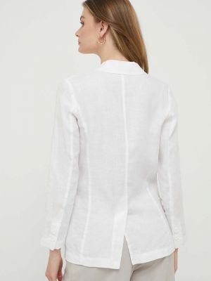 Однотонный пиджак United Colors Of Benetton белый