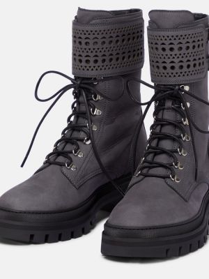 Chunky kotníkové boty Alaã¯a šedé
