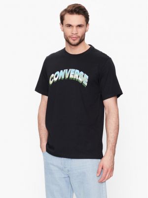 Marškinėliai Converse juoda