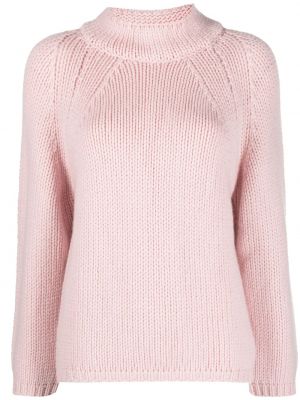 Плетен кашмирен пуловер Incentive! Cashmere розово