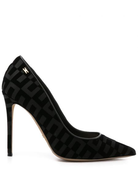 Полуотворени обувки Elisabetta Franchi черно