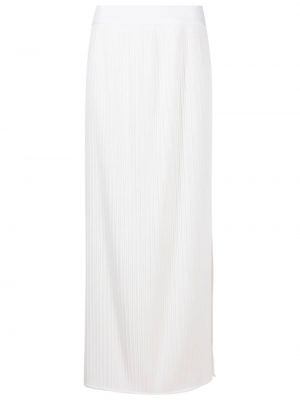 Długa spódnica plisowana Neriage biała