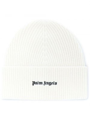 Haftowana czapka bez daszka wełniana Palm Angels