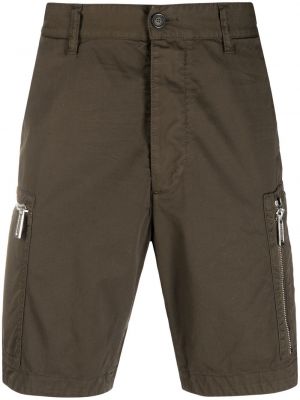 Pantalones cortos cargo con cremallera con bolsillos Dsquared2 marrón