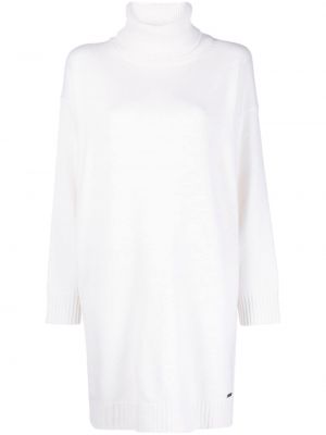 Μάξι φόρεμα κασμίρ Kiton λευκό