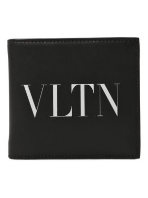 Кожаный кошелек Valentino черный