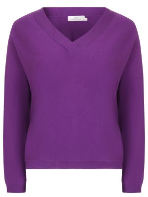 Кашемировый пуловер Arch4 фиолетовый