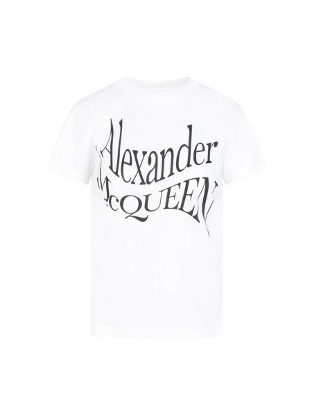 Biała koszulka Alexander Mcqueen