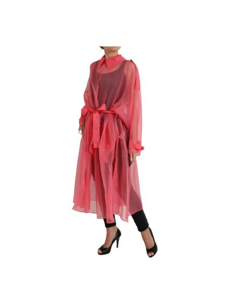 Chaqueta de seda Dolce & Gabbana rosa