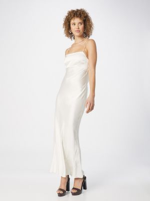 Βραδινό φόρεμα Abercrombie & Fitch λευκό
