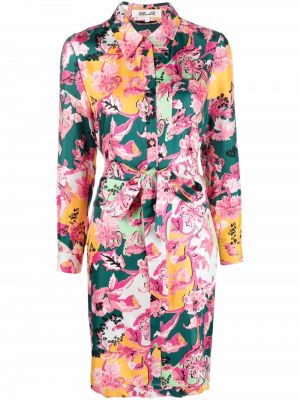 Trykt floral silke dress Dvf Diane Von Furstenberg rosa