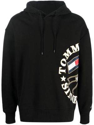 Hoodie Tommy Jeans svart