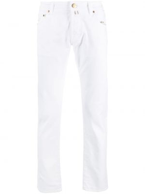 Jeans skinny slim Jacob Cohën blanc