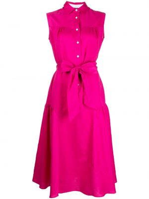 Αμάνικη μίντι φόρεμα Kiton ροζ