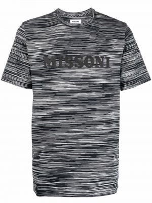Camiseta con estampado Missoni negro