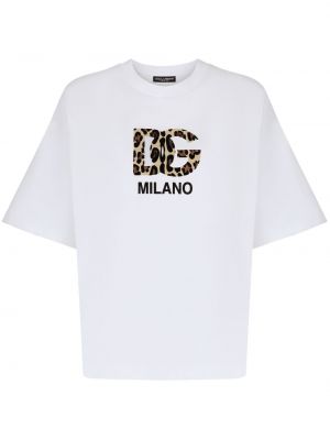 T-shirt en coton à imprimé Dolce & Gabbana