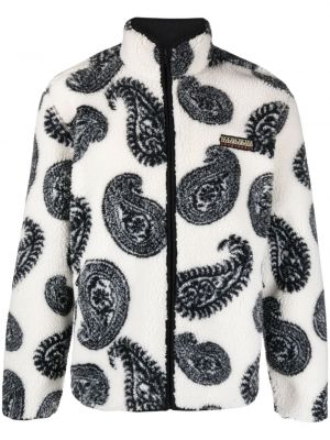 Fleece αντιανεμικό μπουφάν με σχέδιο paisley Napapijri