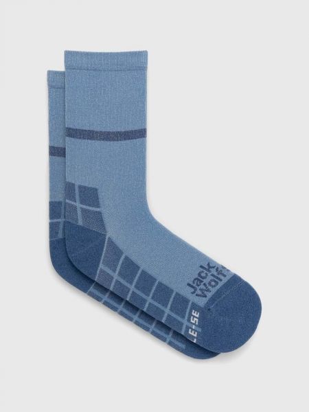 Чорапи Jack Wolfskin синьо