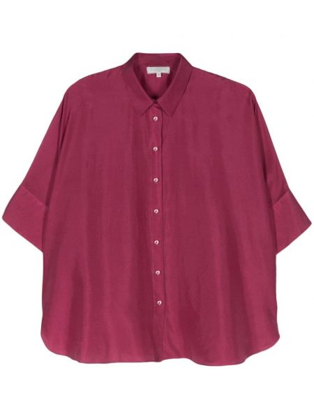 Svilena košulja Antonelli ružičasta