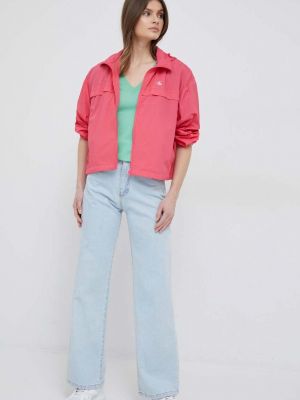 Kurtka jeansowa Calvin Klein Jeans różowa