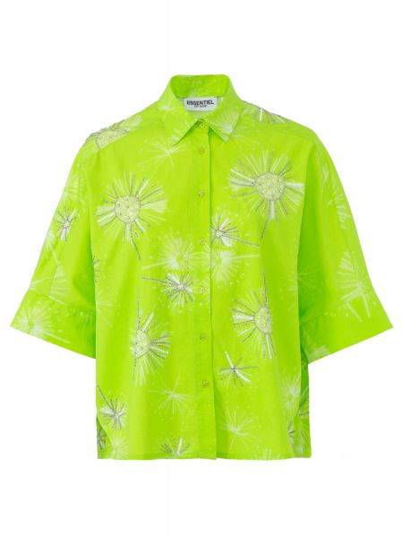 Рубашка Essentiel зеленая