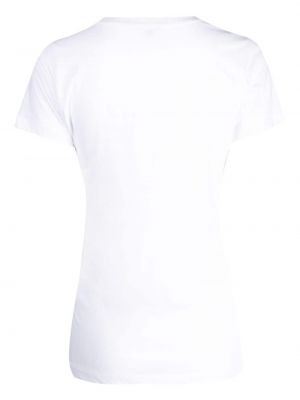 Koszulka bawełniana z nadrukiem Bella Freud biała