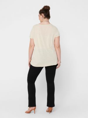 T-shirt Only Carmakoma beige
