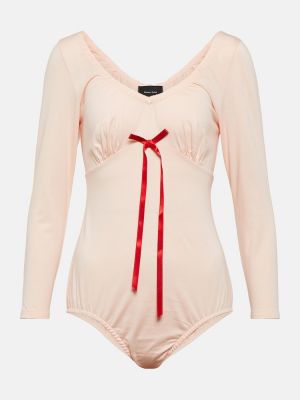Body con fiocco di cotone Simone Rocha rosa
