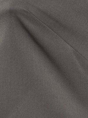 Vlnené mini šaty St.agni sivá