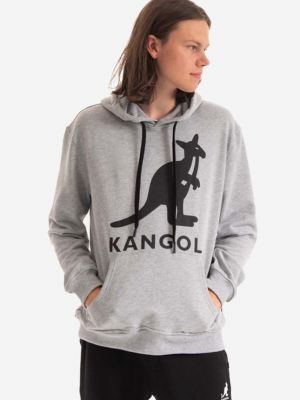 Bavlněná mikina s kapucí s potiskem Kangol