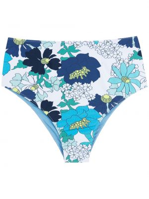 Bikini à fleurs Clube Bossa bleu