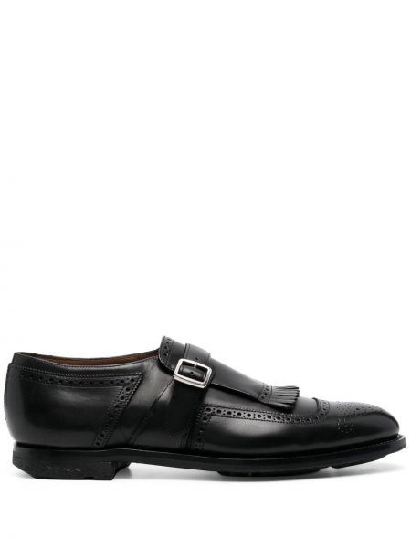 Kožne cipele u monk stilu Church's crna