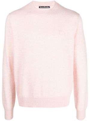 Tröja i stickad Acne Studios rosa