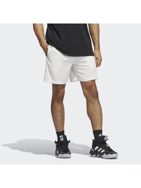 Białe spodenki sportowe Adidas